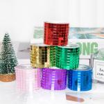 Giftmeet Red Self-Adhesive Glass Mirror Mosaic Tiles, 5 x 5 mm Square, 3200 Pieces, Disco Ball Tiles for DIY Craft, Interior, Art Collage, Card Making, Cups