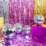 Giftmeet Red Self-Adhesive Glass Mirror Mosaic Tiles, 5 x 5 mm Square, 3200 Pieces, Disco Ball Tiles for DIY Craft, Interior, Art Collage, Card Making, Cups