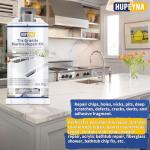 Bathtub Repair Kit White, Acrylic Tub Shower Tray & Granite Marble Repair Kit, Waterproof and Leak-Proof Porcelain Tile Repair Kit to Repair Scratches, Holes, Cracks