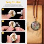 Hilitchi 90PCS 6 Shapes Clear Glass Cabochon Tiles Assortment Kits Transparent Glass Dome Cabochons Flat Glass Bead Cabochon Tile Crafts for DIY Jewelry Photo Pendant Making