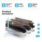 Art3d 10-Sheet Peel and Stick Backsplash PVC Wall Tile, Stickon Tile for Kitchen Backplash, Bathroom Vanities, Fireplace Decor, Laundry Table, Stair Decals in Rust Slate, Plastic-Sheets