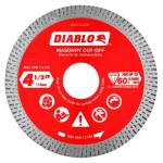 Diablo Diamond Continuous Rim Masonry Cut-Off Disc for Granite, Marble, Porcelain and Tile - 4-1/2" Diameter, 1.4mm Kerf, 13280 Max RPM - DMADC0450