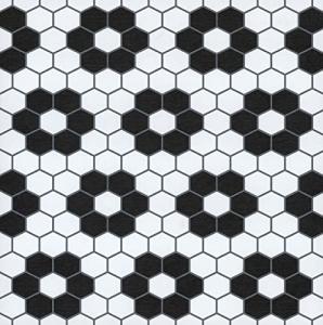 FloorPops Black Biscotto Peel & Stick Floor Tiles, FP3931