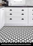FloorPops Black Biscotto Peel & Stick Floor Tiles, FP3931