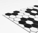 FloorPops Black Biscotto Peel & Stick Floor Tiles, FP3931