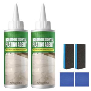 Nano Crystal Coating Agent For Tile & Furniture, 2025 New Granite Countertop Cleaner and Sealer, Quartz Marble Stone Polish Cleaner with Protection for Kitchen Bathroom (2)