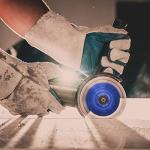 GoYonder 4.5 Inch Super Thin Diamond Saw Blade for Cutting Porcelain Tiles,Granite Marble Ceramics (4.5“Blue-2PCS)