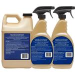 Granite Gold Daily Cleaner Spray Streak-Free Cleaning for Granite, Marble, Travertine, Quartz, Natural Stone Countertops, and Floors, 1 x 64 Fl. Oz. & 2 x 24 Fl. Oz., 3-Pack
