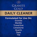 Granite Gold Daily Cleaner Spray Streak-Free Cleaning for Granite, Marble, Travertine, Quartz, Natural Stone Countertops, and Floors, 1 x 64 Fl. Oz. & 2 x 24 Fl. Oz., 3-Pack