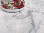 Tenedos Bianco Carrara 12x12 Polished Marble Tile, Italian White Carrera Stone for Bathroom Wall, Shower, Kitchen Backsplash, and Floor Use (1 Piece)