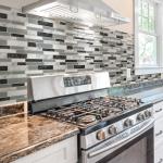 Art3d 20-Sheet Peel and Stick Kitchen Backsplash Tiles, Self-Adhesive Wall Tiles for Kitchen and Bathroom, 12"x12", Marble Grey