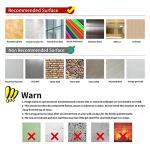 Kakofaci Bohemian Style 12 Pcs (6x6 in) Decorative Tile Stickers,Peel and Stick Wallcovering Self-Adhesive Waterproof Vinyl Tile Stickers for Kitchen Living Room Floor（Blue）