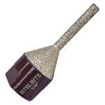 BTBLBITS Diamond Finger Milling Bit Diameter 1/4"-1" (6-25mm), 5/8 inch-11 Thread Tile Chamfer Bit for Enlarging Polishing Existing Holes in Porcelain Ceramic Tile Granite Marble Countertop