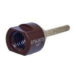 BTBLBITS Diamond Finger Milling Bit Diameter 1/4"-1" (6-25mm), 5/8 inch-11 Thread Tile Chamfer Bit for Enlarging Polishing Existing Holes in Porcelain Ceramic Tile Granite Marble Countertop