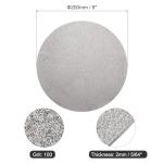 uxcell Diamond Sanding Grinding Disc, 8-Inch (200mm) Grit 100 No Center Hole, Flat Lap Disk Polishing Discs Abrasive Wheel for Gemstone Tile Porcelain Glass Stone Metal