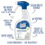 Quick Shine Multi Surface Floor Cleaner Daily Care 24oz | Plant-Based, Ready to Use, Dirt Dissolving, Streak Free, No Rinse | Use on Hardwood, Laminate, Luxury Vinyl Plank, Tile & Stone | Safer Choice