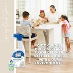Quick Shine Multi Surface Floor Cleaner Daily Care 24oz | Plant-Based, Ready to Use, Dirt Dissolving, Streak Free, No Rinse | Use on Hardwood, Laminate, Luxury Vinyl Plank, Tile & Stone | Safer Choice