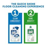 Quick Shine Multi Surface Floor Cleaner Daily Care 24oz | Plant-Based, Ready to Use, Dirt Dissolving, Streak Free, No Rinse | Use on Hardwood, Laminate, Luxury Vinyl Plank, Tile & Stone | Safer Choice