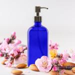 Cornucopia Brands 16-Ounce Cobalt Blue Glass Bottles w/Stainless Steel Pumps (2-Pack), Soap Dispenser w/Lotion Pumps for Essential Oils, Lotions, Liquid Soap