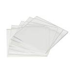 Creative Mark Crystal Clear Acrylic Painting Tiles - 5-Pack Durable Clear Painting Tiles for 3D Painting, Layered Artworks, Acrylic, Gouache, & More! - 5x5