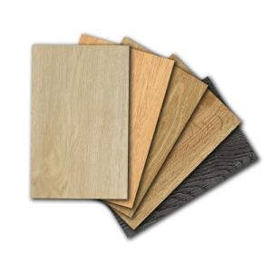 Mysflosy Peel & Stick Floor Tile, 5-Pack Waterproof Luxury Vinyl Flooring Self-Adhesive Sample Set, Wood-Look Vinyl Planks for DIY Installation