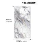 10pcs Marble Peel and Stick Waterproof Wall Panels,Heat-Resistant Backsplash Tile, 23.6"x11.8" PVC Foam Wall Sticker for Kitchen,Living Rooms, Bedrooms TV Walls,Colorful (Not Real Tile 19.4Sq. Ft.)