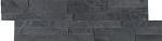MSI Midnight Ash Veneer 22 x 6 Inch Slate Peel & Stick Splitface Wall Tile for Kitchen Backsplash, Bathroom, Bedroom, Accent Wall - Gray-Dark