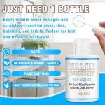 Tub and Tile Paint, 1.5 OZ High-Gloss White Touch Up Paint Pen for Bathtub, Quick-Dry Porcelain Repair Kit for Scratches & Chips on Tubs, Tiles, Enamel, Sinks, Toilets, Porcelain, Acrylic and Cast Iron