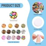Pandahall 1Box/180Pieces Animal Skin Printed Glass Cabochons Flatback Half Round Dome Glued Tiles Mixed Color 12x4mm for Circle Bezel Tray Setting