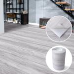Art3d 15 Sq.ft Peel and Stick Floor Tiles, 10Pcs Luxury Vinyl Plank Flooring Wood Look, Adhesive and Waterproof Tile Sticker for Bedroom, Living Room, Kitchen, White/Grey