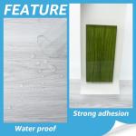 Art3d 15 Sq.ft Peel and Stick Floor Tiles, 10Pcs Luxury Vinyl Plank Flooring Wood Look, Adhesive and Waterproof Tile Sticker for Bedroom, Living Room, Kitchen, White/Grey