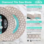 LEKOMESH 4.5 Inch/115MM Diamond Cutting Disc - Tile Saw Blade Cutting Wheel Double-Sided Diamond Discs for Cutting Grinding Porcelain Ceramic Tile Marble Granite,5/8"-11 Thread