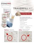 Traverfill KIt - Tile Repair for Travertine & Limestone