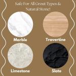 Natural Stone Grout Cleaner, Safe for Marble, Travertine, Limestone, Tile Spray on Grout Cleaner. (Gallon)