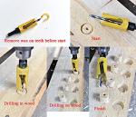 MaxTool 1-3/8" TCT Hole Saws 35mm Carbide Tipped Holesaw 2" Deep Cut for Cutting Asphalt Brick Concrete Gypsum Limestone Tile Wood MDF; CT00Y57R124