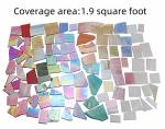 Lanyani Iridescent Stained Glass Pieces for Crafts and Decoration,Variety Irregular Broken Stained Glass Mosaic Tile Scraps,1Kg/35oz Pack