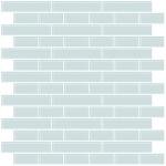 In Home NH2361 Sea Glass Peel & Stick Backsplash Tiles, Blue