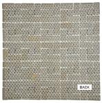 Tenedos Spiral Pattern Porcelain Pinwheel Mosaic Floor and Wall Tile Matte White with Shiny Black Dots for Kitchen Backsplash, Bathroom Accent Wall (1)