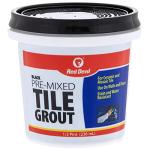 Red Devil 042260 Pre-Mixed Tile Grout - Professional Quality, Excellent Adhesion, Ideal for Wall & Floor Use - 1/2 Pint, Black, Made in USA