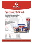 Red Devil 042260 Pre-Mixed Tile Grout - Professional Quality, Excellent Adhesion, Ideal for Wall & Floor Use - 1/2 Pint, Black, Made in USA