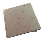 Ivory Tumbled Travertine Coaster Tiles – 4x4 Inch Porous Natural Stone for DIY Crafts, Drink Coasters, Kitchen Backsplash & Rustic Home Décor (8 Pieces)