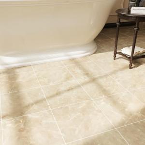 40-Pack Peel and Stick Floor Tiles Vinyl Floor 12 x 12 inch Self Adhesive Waterproof Flooring Planks DIY for Bathroom, Kitchen, Living Room, RV, Cover 40 Sq. Ft, Beige Vein Marble
