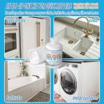 Porcelain Sink Touch Up Paint, High-Gloss Porcelain Repair Kit White & Appliance Paint for Chips, Scratches, Cracks and Spots on Enamel, Acrylic, porcelain, Sinks, Tubs, Bathtub, Appliances, Metal, Tiles in Kitchen and Bathroom. (Gloss White)