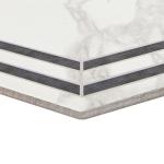Daltile Perpetuo 8" Glazed Porcelain Hexagon Decorative Accent Wall Tile in Matte Bridal (25 pieces per carton) (9.37 swft per carton)