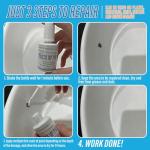 Porcelain Sink Touch Up Paint, High-Gloss Porcelain Repair Kit White & Appliance Paint for Chips, Scratches, Cracks and Spots on Enamel, Acrylic, porcelain, Sinks, Tubs, Bathtub, Appliances, Metal, Tiles in Kitchen and Bathroom. (Gloss White)