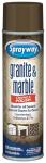 Sprayway Granite & Marble Cleaner Aerosol Spray 19oz, Pack of 12 | Foaming Action, Removes Grease, Oil, Fingerprints | Ideal for Sealed Natural Stone Surfaces, Countertops, Tabletops, Tile
