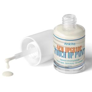 Porcelain Sink Touch Up Paint, High-Gloss Porcelain Repair Kit White & Appliance Paint for Chips, Scratches, Cracks and Spots on Enamel, Acrylic, porcelain, Sinks, Tubs, Bathtub, Appliances, Metal, Tiles in Kitchen and Bathroom. (Floral White)