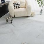 VEELIKE 12-Pack Misty Grey Marble Peel and Stick Floor Tile Waterproof Vinyl Flooring Tiles 12''x12'' Glue Down Laminate Flooring for Bathroom Bedroom Kitchen Self Adhesive Marble Vinyl Floor Tiles