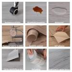 Peel and Stick Floor Tile, 72 Pack 108 Sq.Ft, Waterproof Wood Plank Vinyl Tile Stickers, Self-Adhesive DIY Flooring Tiles for Bedroom, Living Room, Bathroom （36" x 6"，Dustgray）