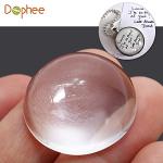 Dophee Round Glass Cabochon for Jewelry Making, Clear Dome Tiles with Flat Back, Dome Bead Cameo Cabochon Tile for DIY Craft Photo, Pendants, Rings, Necklace, 20mm/0.79in, 20-Pack